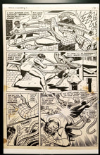 Load image into Gallery viewer, Amazing Spider-Man #89 pg. 14 Gil Kane11x17 FRAMED Original Art Poster Marvel Comics
