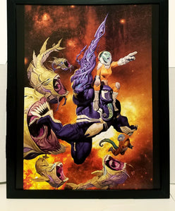 Venom Space Knight by Ariel Olivetti 11x14 FRAMED Marvel Comics Art Print Poster