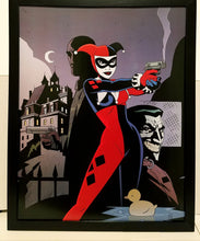Load image into Gallery viewer, Harley Quinn by Mike Huddleston 11x14 FRAMED DC Comics Art Print Poster
