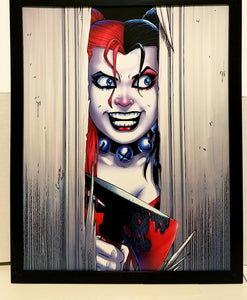 Harley Quinn Shining homage by Amanda Conner 11x14 FRAMED DC Comics Art Print Poster