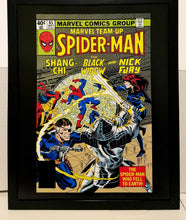 Load image into Gallery viewer, Marvel Team Up #85 Shang-Chi Spider-Man 11x14 FRAMED Marvel Comics Art Print Poster
