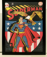 Load image into Gallery viewer, Superman #14 by Fred Ray 9x12 FRAMED Vintage 1942 DC Comics Art Print Poster
