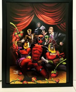 Deadpool the Musical by Ryan Stegman 11x14 FRAMED Marvel Comics Art Print Poster