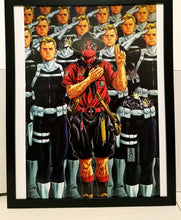 Load image into Gallery viewer, Deadpool Boy Scouts by Mark Brooks 11x14 FRAMED Marvel Comics Art Print Poster
