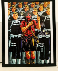 Deadpool Boy Scouts by Mark Brooks 11x14 FRAMED Marvel Comics Art Print Poster