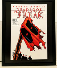 Load image into Gallery viewer, Deadpool Funeral for a Freak by Georges Jeanty 11x14 FRAMED Marvel Comics Art Print Poster
