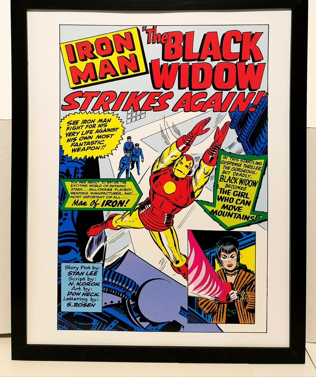Tales of Suspense #53 pg. 1 by Don Heck 11x14 FRAMED Marvel Comics Art Print Poster