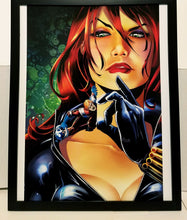 Load image into Gallery viewer, Black Widow Ant-Man by Amanda Conner 11x14 FRAMED Marvel Comics Art Print Poster
