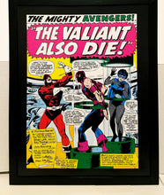 Load image into Gallery viewer, Avengers #44 pg. 1 by John Buscema 11x14 FRAMED Marvel Comics Art Print Poster
