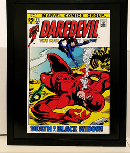 Daredevil #81 Black Widow by Gil Kane 11x14 FRAMED Marvel Comics Art Print Poster