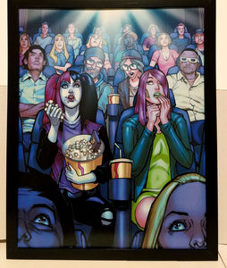 Harley Quinn & Poison Ivy by Chad Hardin 11x14 FRAMED DC Comics Art Print Poster