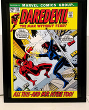 Load image into Gallery viewer, Daredevil #83 Black Widow by John Romita 11x14 FRAMED Marvel Comics Art Print Poster
