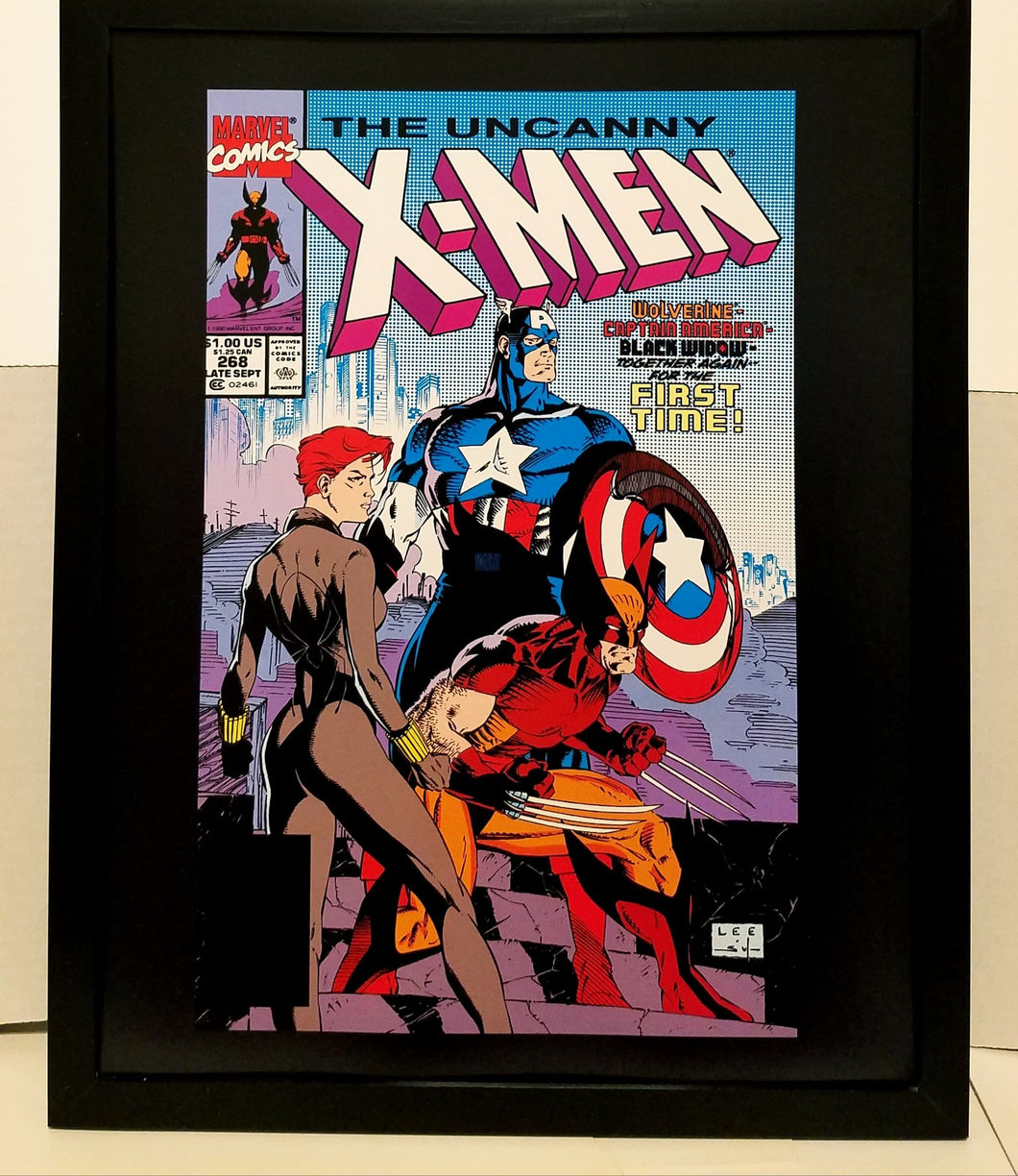 Uncanny X-Men #268 by Jim Lee 11x14 FRAMED Marvel Comics Art Print Poster