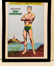 Load image into Gallery viewer, Namor the Sub-Mariner by John Byrne 9x12 FRAMED Marvel Comics Art Print Poster
