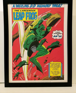 Daredevil Leap Frog by Gene Colan 9x12 FRAMED Marvel Comics Vintage Art Print Poster