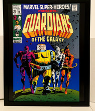 Load image into Gallery viewer, Marvel Super Heroes #18 Guardians Galaxy 11x14 FRAMED Marvel Comics Art Print Poster
