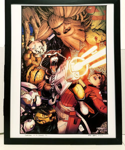 Guardians of the Galaxy by Art Adams 11x14 FRAMED Marvel Comics Art Print Poster