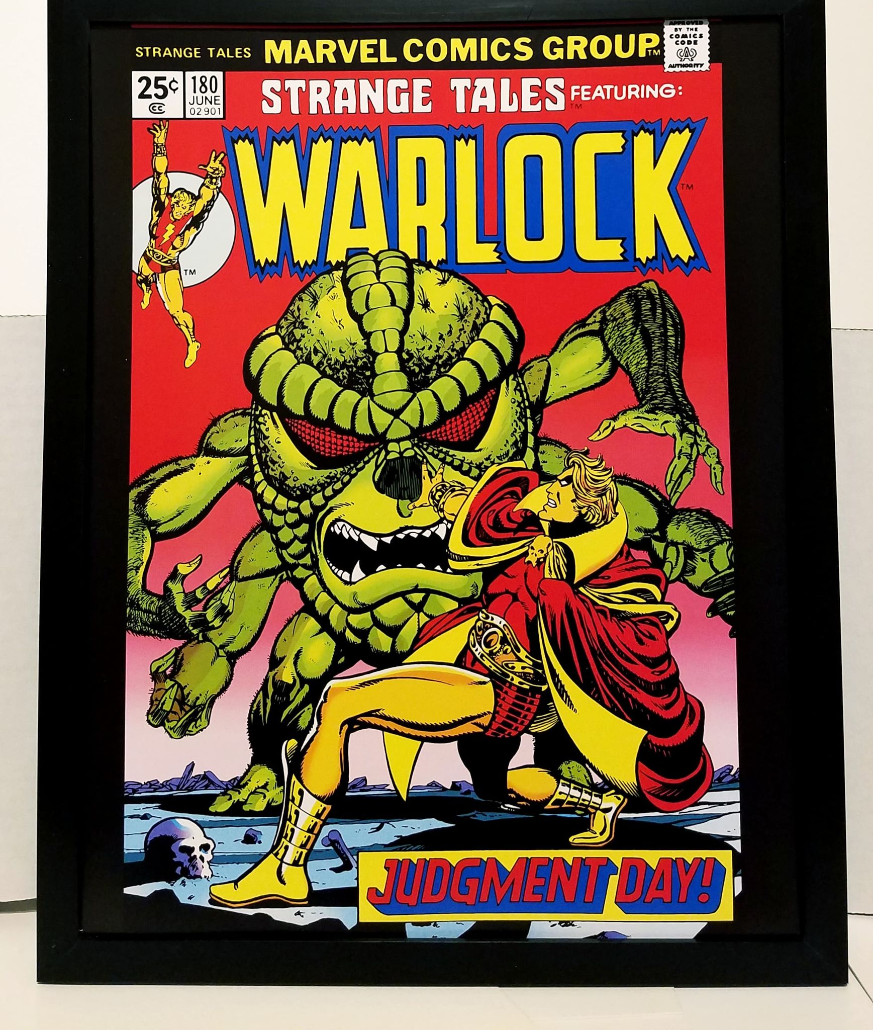 Strange Tales #180 Warlock by Jim Starlin 11x14 FRAMED Marvel