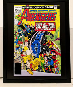Avengers #167 Guardians by George Perez 11x14 FRAMED Marvel Comics Art Print Poster