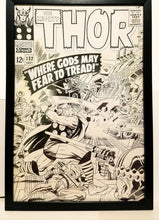 Load image into Gallery viewer, Mighty Thor #132 by Jack Kirby 12x18 FRAMED Original Art Poster Marvel Comics
