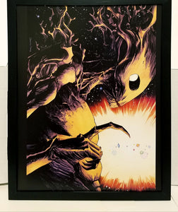 Guardians of Glaxy Groot by Jordie Bellaire 11x14 FRAMED Marvel Comics Art Print Poster