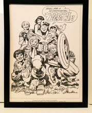 Load image into Gallery viewer, Captain America by Jack Kirby 9x12 FRAMED Marvel Comics Pin-Up Original Art Print Poster
