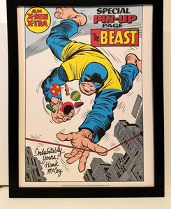 Uncanny X-Men Beast by Jack Kirby 9x12 FRAMED Marvel Comics Vintage Art Print Poster