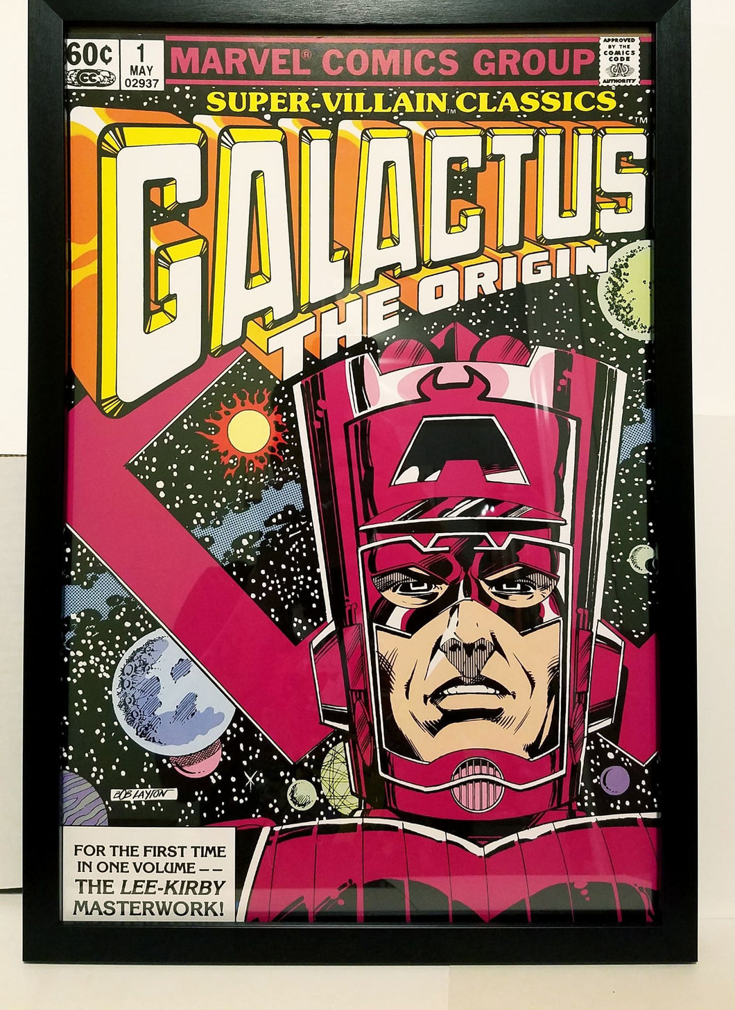 Galactus the Origin by Bob Layton 12x18 FRAMED Marvel Comics Vintage Art Print Poster