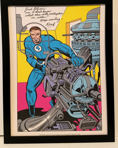 Mr. Fantastic Four by Jack Kirby 9x12 FRAMED Marvel Comics Vintage Art Print Poster