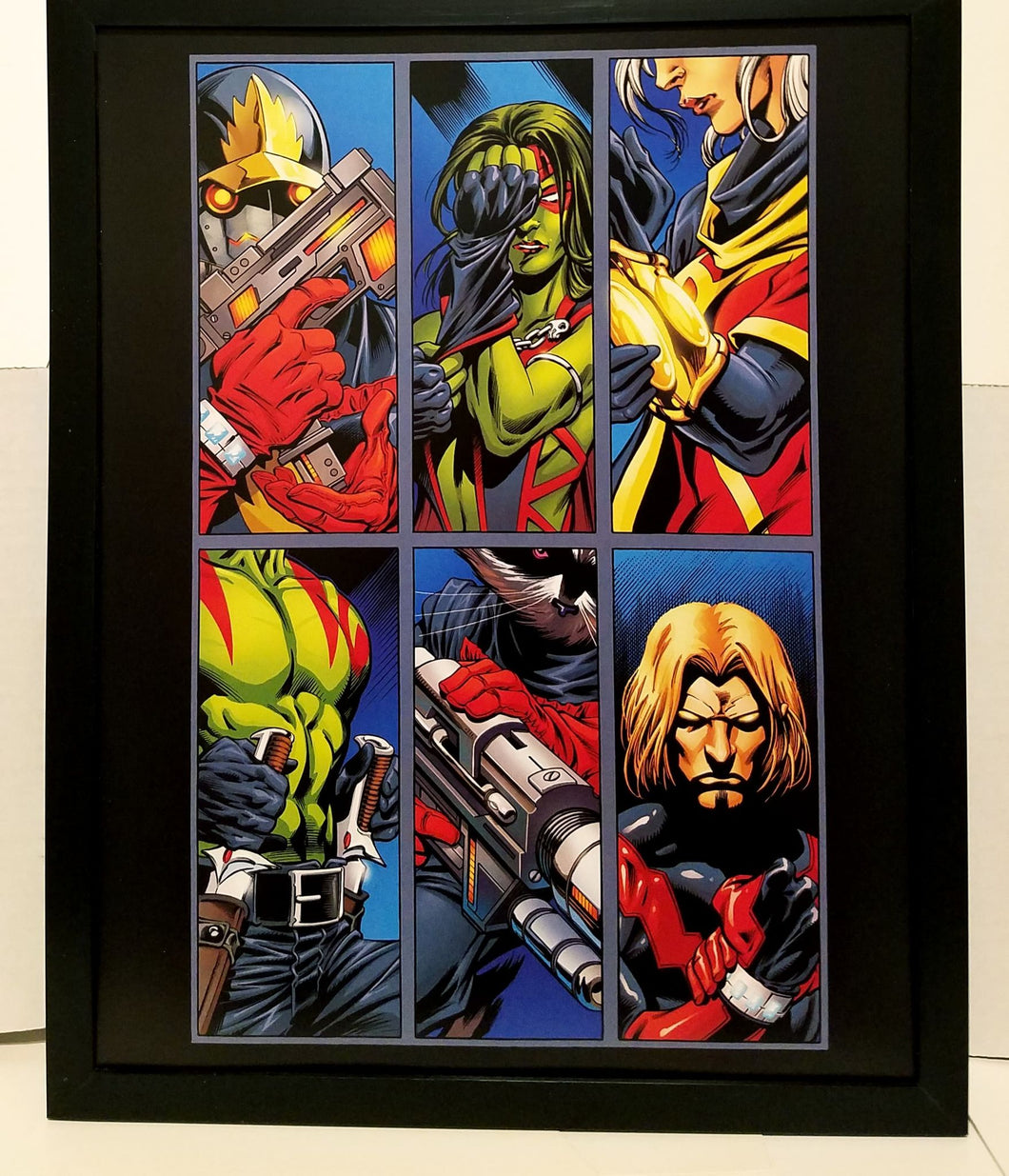 Guardians of the Galaxy by Paul Pelletier 11x14 FRAMED Marvel Comics Art Print Poster