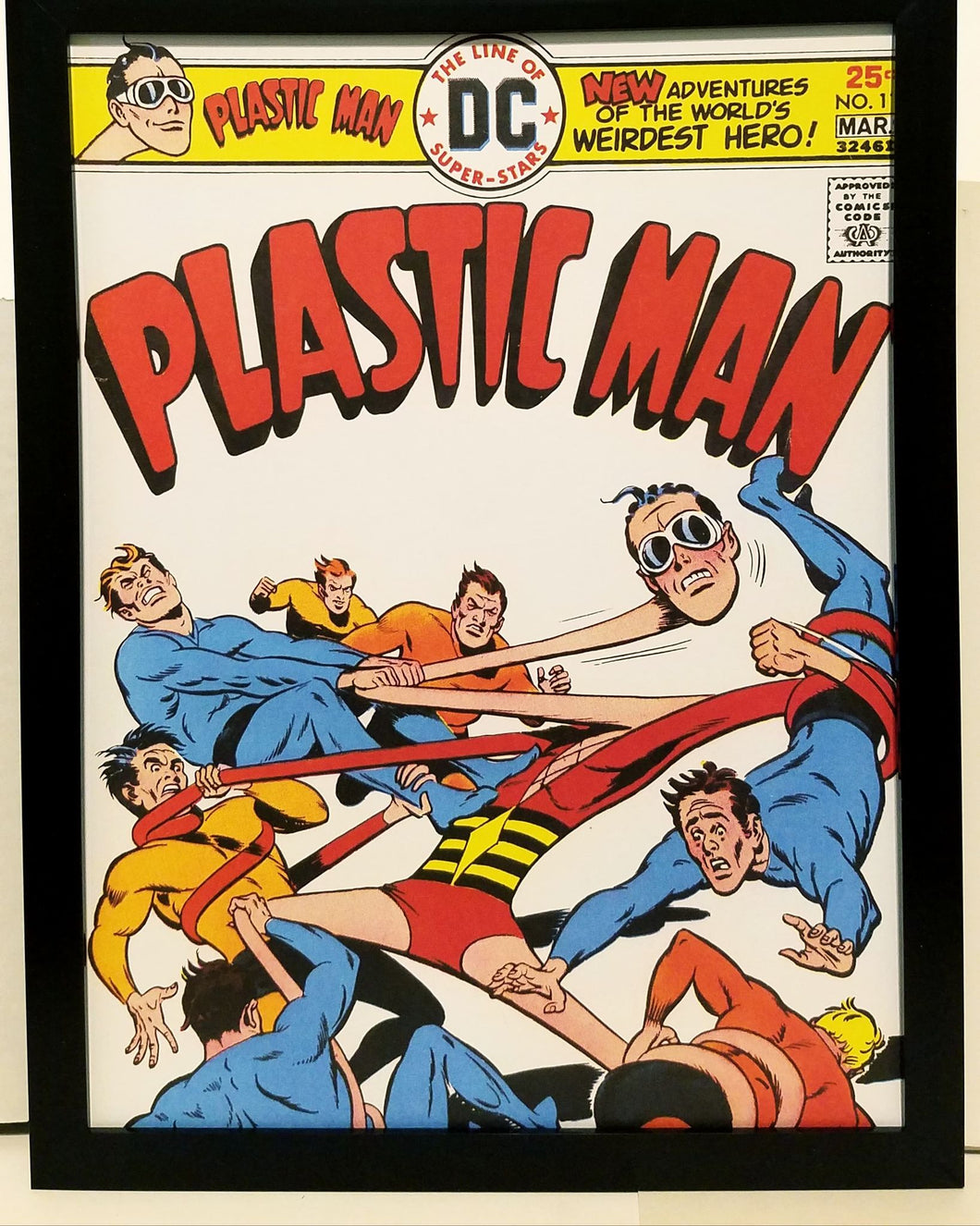 Plastic Man #11 by Ramona Fradon 9x12 FRAMED Vintage DC Comics Art Print Poster