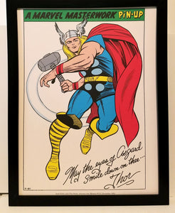 Mighty Thor by Jack Kirby 9x12 FRAMED Marvel Comics Vintage Art Print Poster