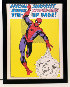 Amazing Spider-Man by Steve Ditko 9x12 FRAMED Marvel Comics Vintage Art Print Poster