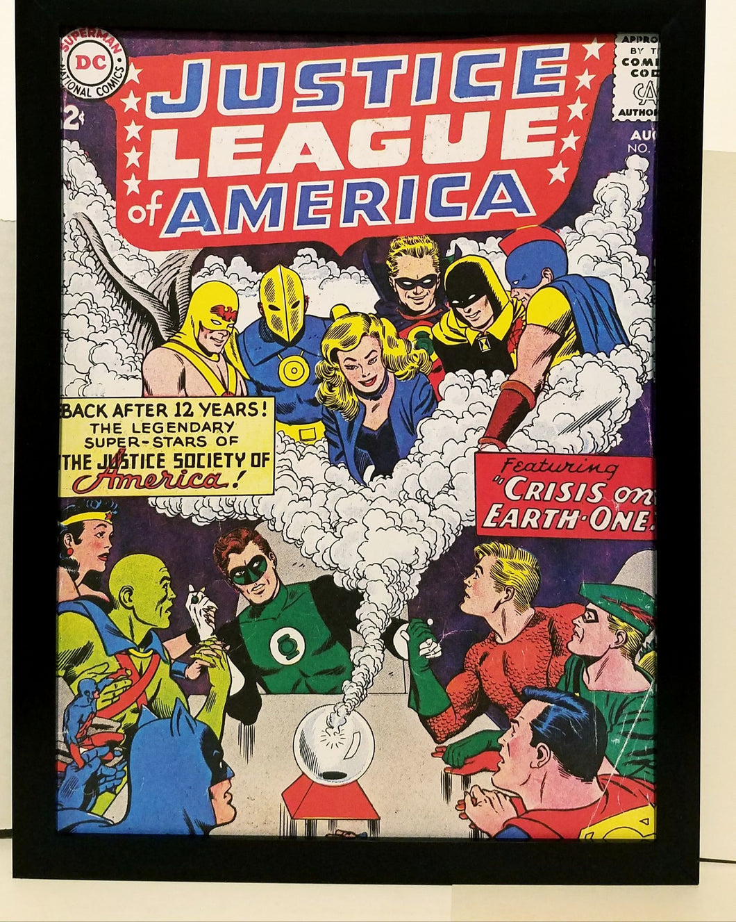 Justice League of America #21 9x12 FRAMED Vintage 1963 DC Comics Art Print Poster