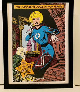 Fantastic Four Invisible Girl by John Byrne 9x12 FRAMED Marvel Comics Vintage Art Print Poster
