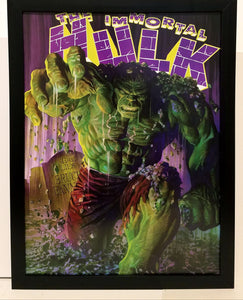 Incredible Immortal Hulk #1 by Alex Ross 9x12 FRAMED Marvel Comics Art Print Poster