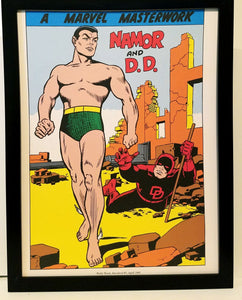 Namor & Daredevil by Wally Wood 9x12 FRAMED Marvel Comics Vintage Art Print Poster