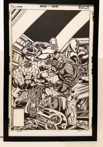 Captain America #249 by John Byrne 11x17 FRAMED Original Art Poster Marvel Comics