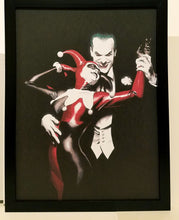 Load image into Gallery viewer, Batman Harley Quinn #1 Joker by Alex Ross 9x12 FRAMED DC Comics Art Print Poster
