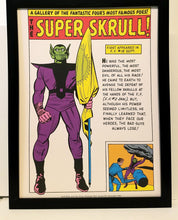 Load image into Gallery viewer, Super Skrull by Jack Kirby 9x12 FRAMED Marvel Comics Vintage Art Print Poster
