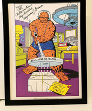 Load image into Gallery viewer, Fantastic Four Thing by Jack Kirby 9x12 FRAMED Marvel Comics Vintage Art Print Poster
