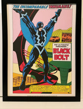 Load image into Gallery viewer, Inhumans Black Bolt by Jack Kirby 9x12 FRAMED Marvel Comics Vintage Art Print Poster
