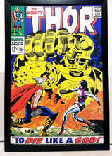 Load image into Gallery viewer, Mighty Thor #139 by Jack Kirby 12x18 FRAMED Marvel Comics Vintage Art Print Poster
