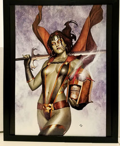 Guardians of the Galaxy Gamora by Adi Granov 11x14 FRAMED Marvel Comics Art Print Poster