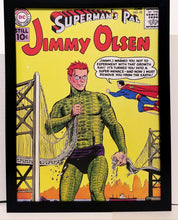 Load image into Gallery viewer, Superman&#39;s Pal Jimmy Olsen #53 9x12 FRAMED Vintage 1961 DC Comics Art Print Poster
