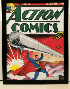 Action Comics #19 Superman 9x12 FRAMED Vintage 1939 DC Comics Art Print Poster