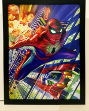 Load image into Gallery viewer, Amazing Spider-Man by Alex Ross 9x12 FRAMED Marvel Comics Art Print Poster
