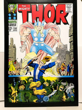 Load image into Gallery viewer, Mighty Thor #138 by Jack Kirby 12x18 FRAMED Marvel Comics Vintage Art Print Poster
