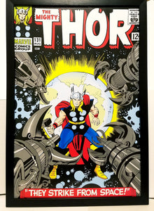 Mighty Thor #131 by Jack Kirby 12x18 FRAMED Marvel Comics Vintage Art Print Poster