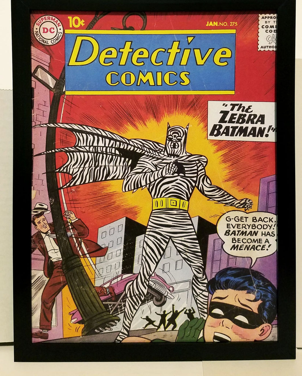 Detective Comics #275 Batman 9x12 FRAMED Vintage 1960 DC Art Print Poster